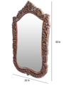 Wenge Solid Wood Mirror